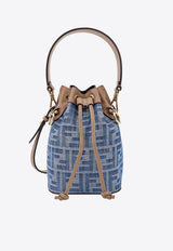 Fendi Mini Mon Tresor Bucket Bag Blue 8BS093AS3F_F1PLM