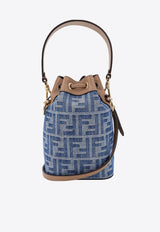 Fendi Mini Mon Tresor Bucket Bag Blue 8BS093AS3F_F1PLM