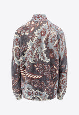 Etro Floral Print Knitted Wool Sweater Multicolor WRKE0150AL245_X0883