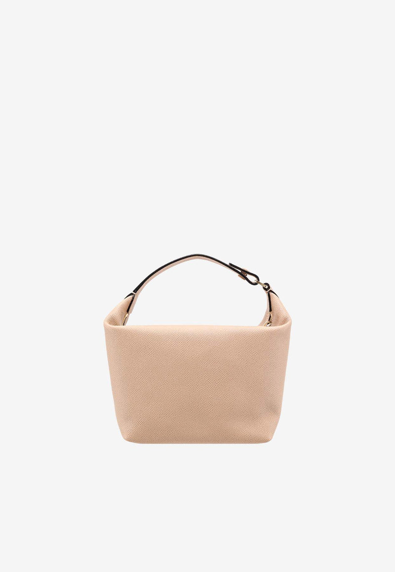 Valextra Mini Mochi Leather Top Handle Bag Beige SGMO0020010LOCPL99_MBC