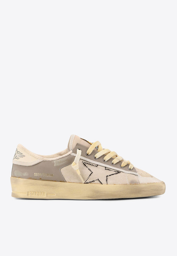 Golden Goose DB Stardan Distressed Low-Top Sneakers Beige GMF00772F006179_15621