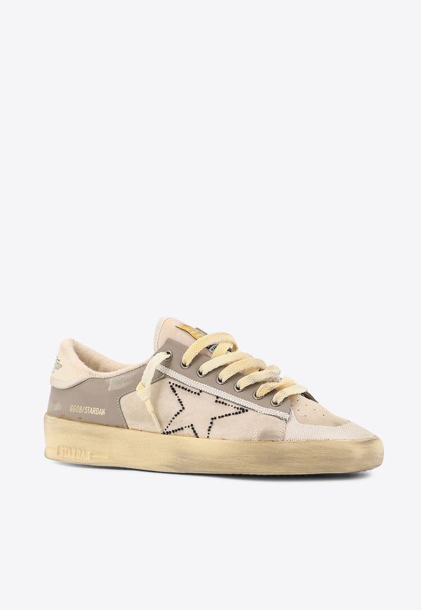 Golden Goose DB Stardan Distressed Low-Top Sneakers Beige GMF00772F006179_15621