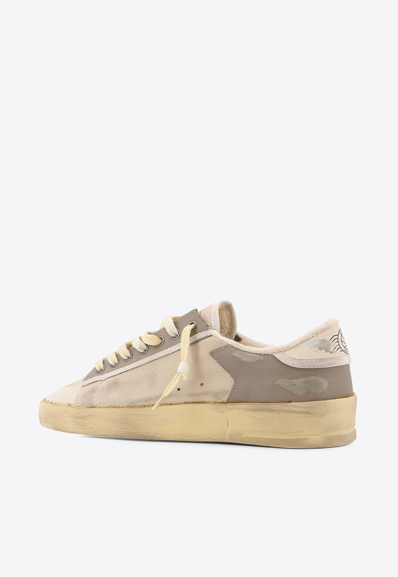 Golden Goose DB Stardan Distressed Low-Top Sneakers Beige GMF00772F006179_15621