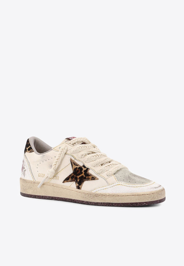 Golden Goose DB Ball Star Vintage Low-Top Sneakers White GWF00117F006150_10366