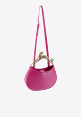 Lanvin Hobo Cat Leather Handbag Pink LWBGSHC1NAPA_59