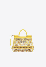 Dolce & Gabbana Medium Sicily Top Handle Bag Yellow BB6003AW050_HG3OB