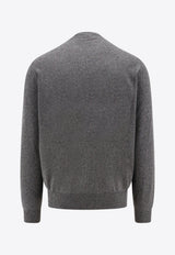 Loro Piana Classic Cashmere Sweater Gray FAN1201_M006