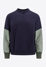 Sacai Basic Paneled Sweatshirt Blue 2403456M_263