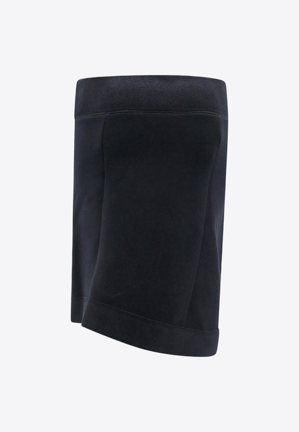 Sacai Asymmetrical Mini Skirt Black 2407398_001