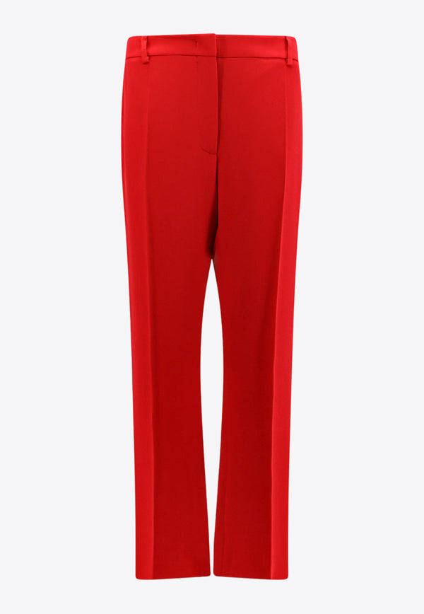 Valentino Cady Couture Silk Pants Red 5B3RB3601MM_157