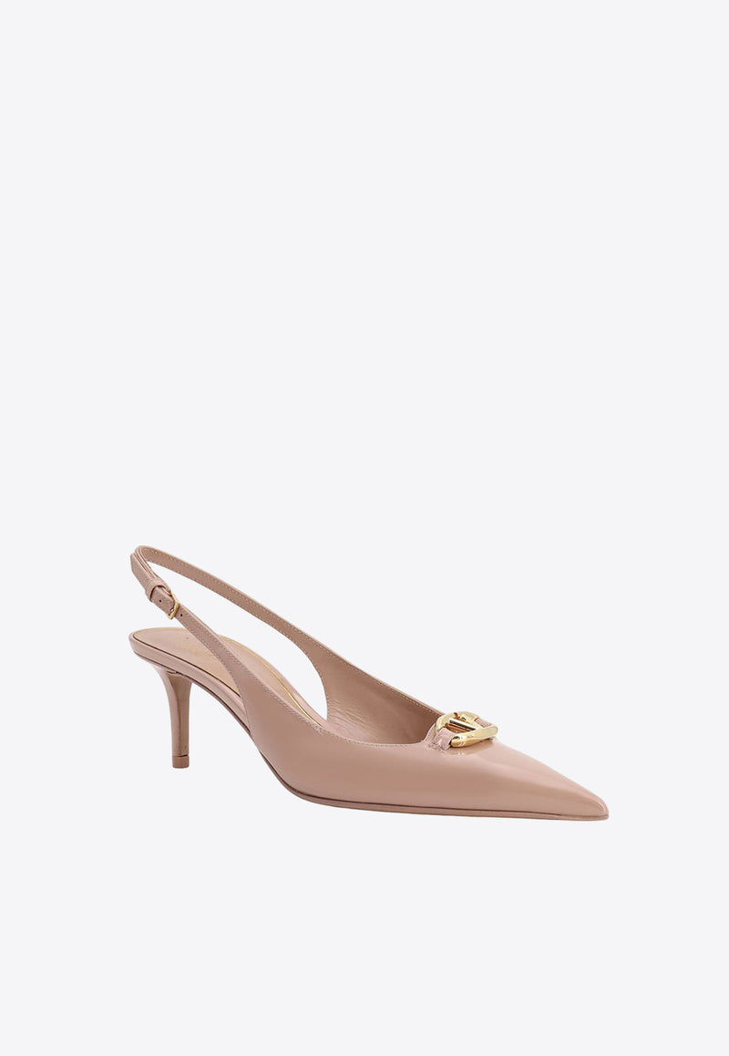 Valentino VLogo 60 Bold Edition Slingback Pumps Blush 5W2S0JB7LHS_ZJ2