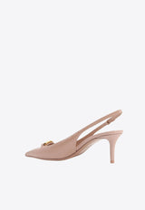 Valentino VLogo 60 Bold Edition Slingback Pumps Blush 5W2S0JB7LHS_ZJ2