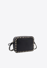 Valentino Rockstud Zip-Up Crossbody Bag Black 5W2B0809VSF_0NO