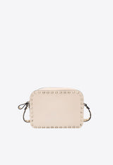 Valentino Rockstud Leather Shoulder Bag Beige 5W2B0809VSF_I16