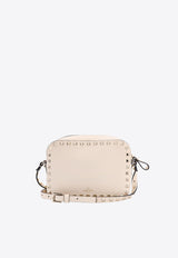 Valentino Rockstud Leather Shoulder Bag Beige 5W2B0809VSF_I16