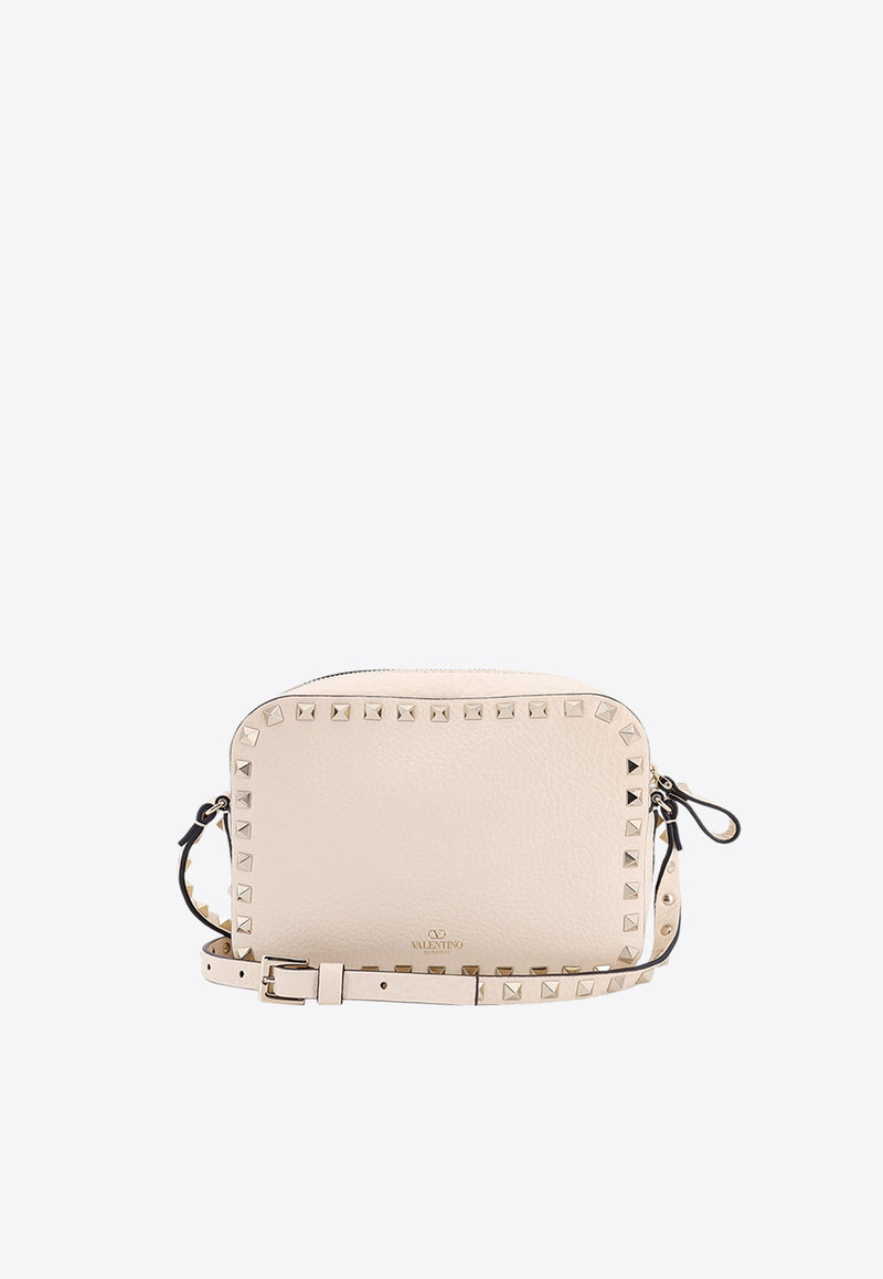 Valentino Rockstud Leather Shoulder Bag Beige 5W2B0809VSF_I16