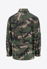 Valentino Toile Iconographe Camouflage Jacket Green 5V3CIA07AA5_WUH