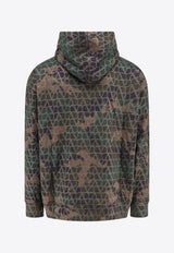 Valentino Toile Iconographe Camo Hooded Sweatshirt Green 5V3MF25EABA_ZCX