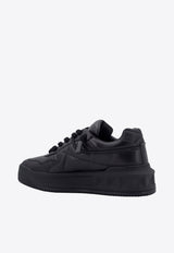 Valentino One Stud XL Nappa Leather Sneakers Black 5Y2S0G37XTM_0NO