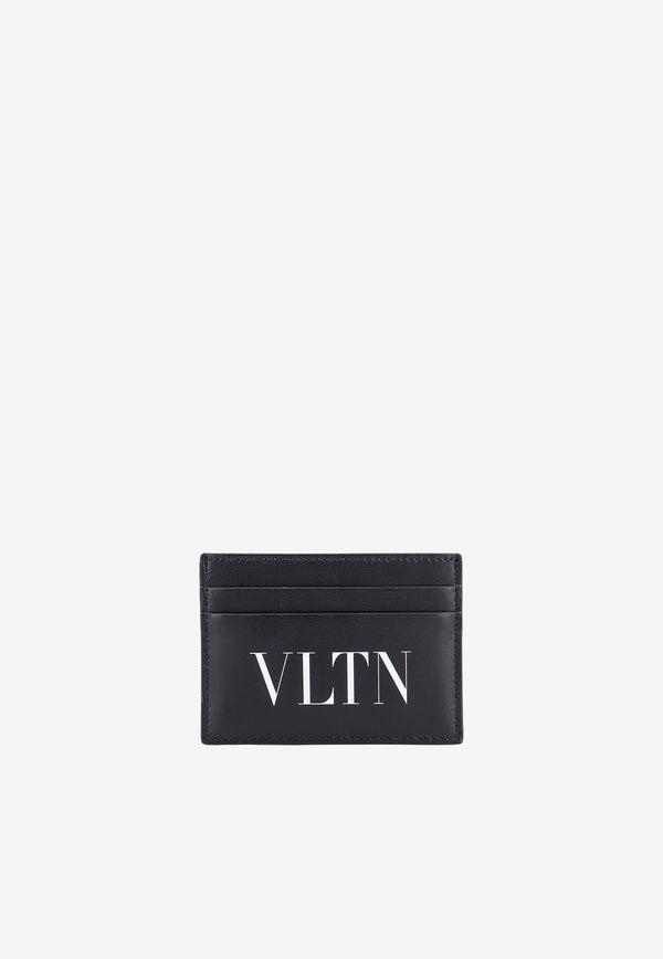 Valentino VLTN Print Leather Cardholder Black 5Y2P0448LVN_0NI