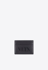 Valentino VLTN Print Leather Cardholder Black 5Y2P0448VNA_0NO