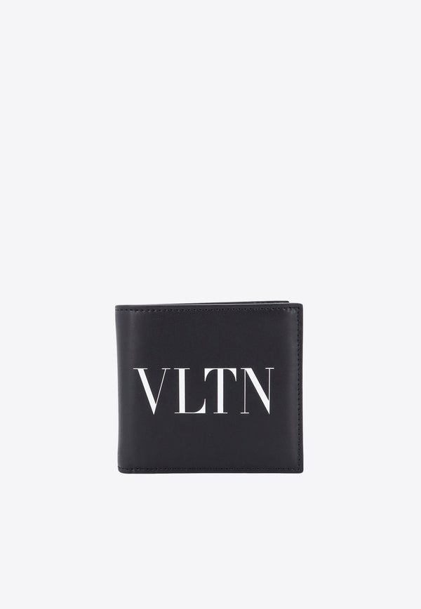Valentino VLTN Print Bi-Fold Wallet Black 5Y2P0654LVN_0NI