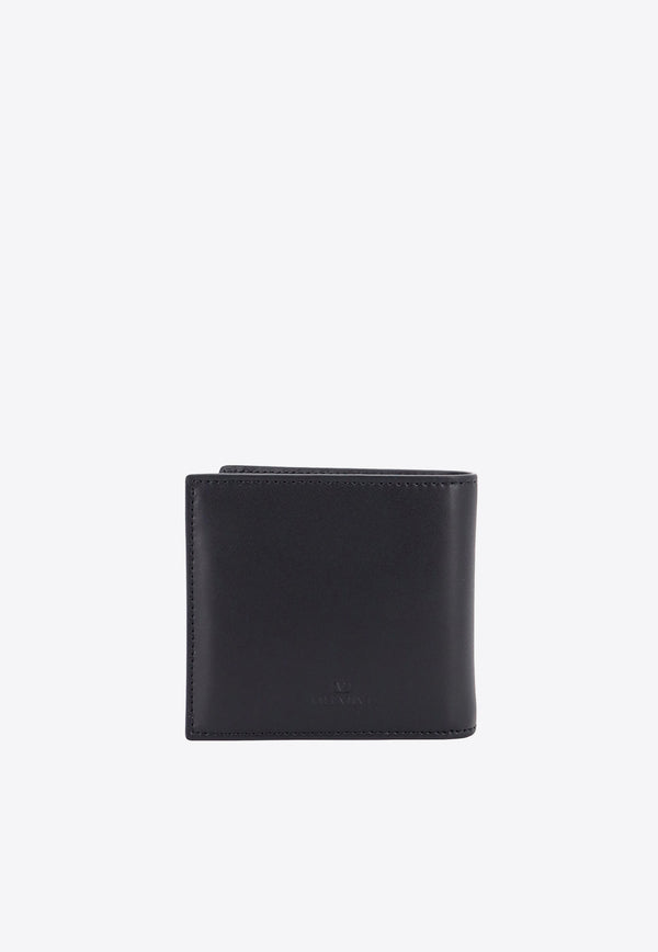 Valentino VLTN Print Bi-Fold Wallet Black 5Y2P0654LVN_0NI