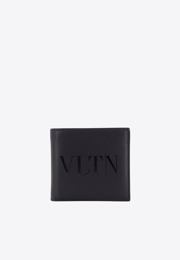Valentino VLTN Print Bi-Fold Wallet Black 5Y2P0654VNA_0NO