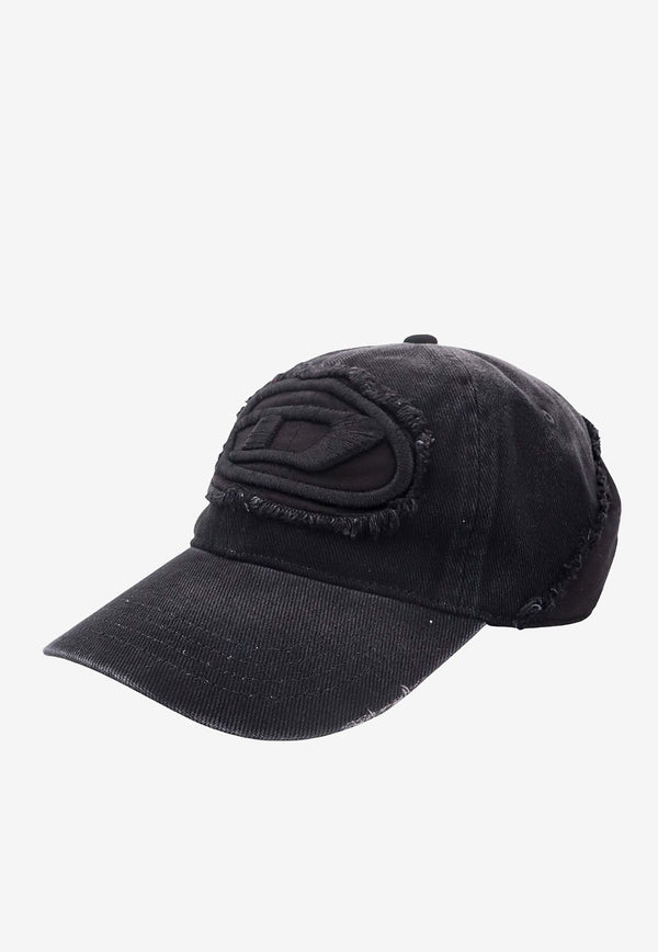 Diesel C Orson Logo Patch Baseball Cap Black A151080CHBS_97W