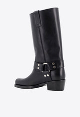 Paris Texas Roxy 45 Mid-Calf Boots in Nappa Leather Black PX662XLTVT_BLACK