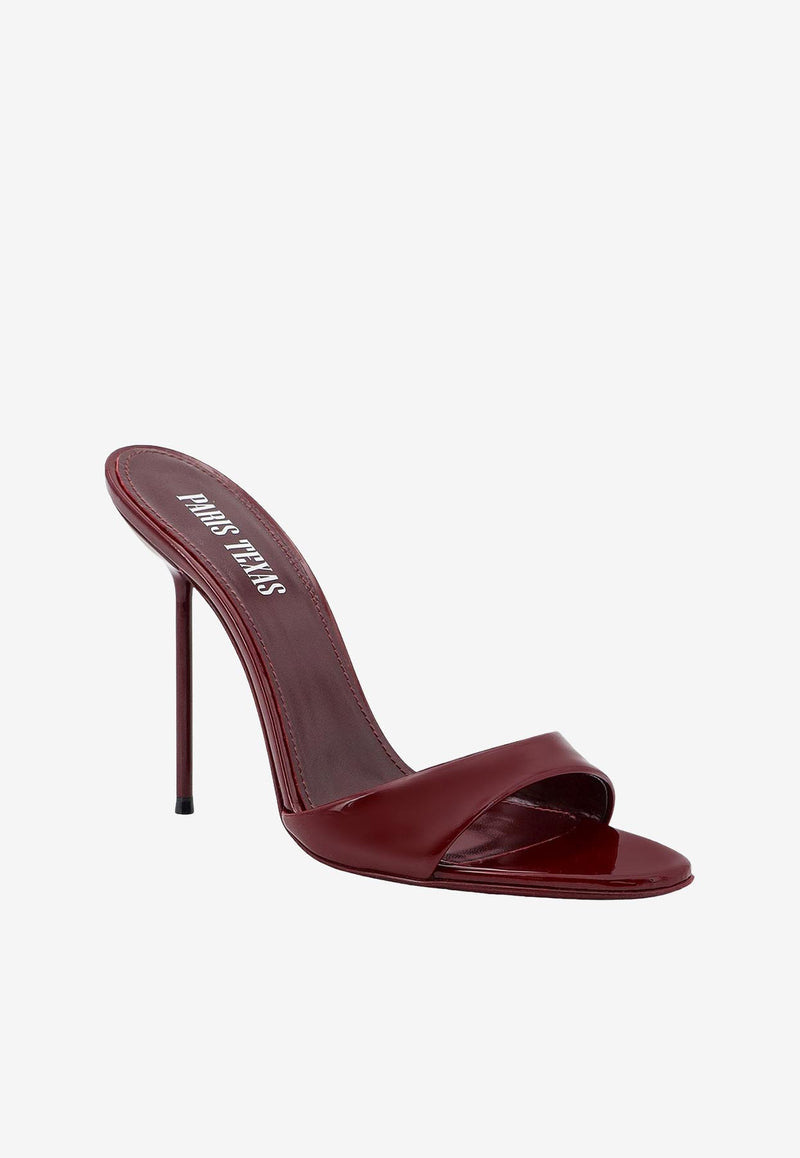 Paris Texas Lidia 105 Patent Leather Sandals Bordeaux PX836XVN01_ROUGENOIR