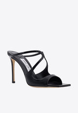 Jimmy Choo Anise 95 Patent Leather Mules Black ANISE95PAT_BLACK