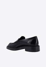 Tod's Logo Leather Loafers Black XXM61K0AI40LYG_B999