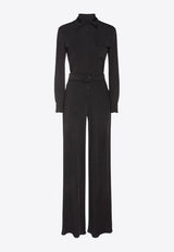 Tom Ford Straight-Leg Jersey Jumpsuit Black TUJ111JEX106_LB999