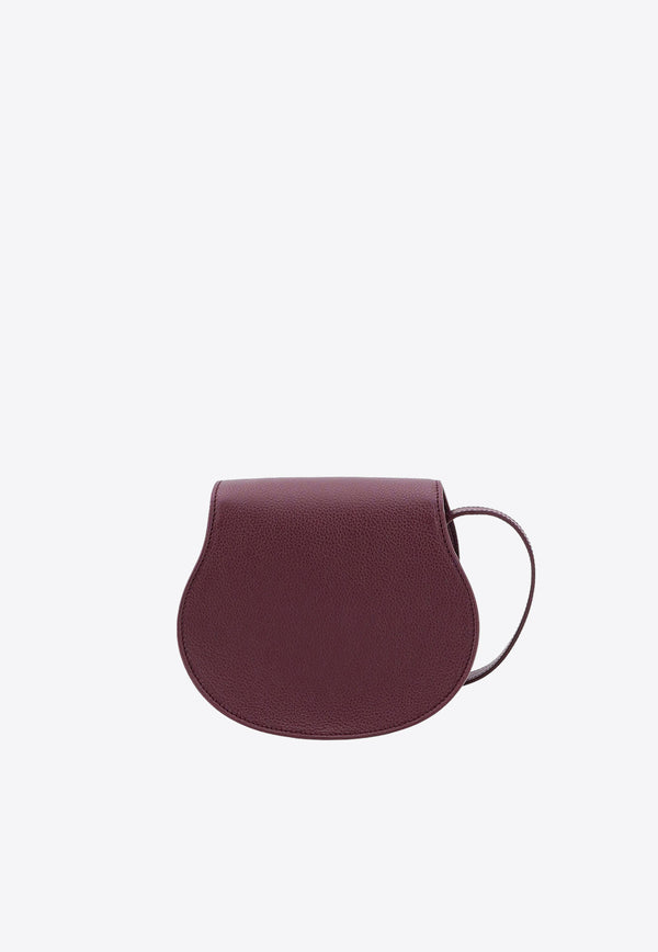 Chloé Small Marcie Leather Crossbody Bag Purple C22AS680I31_55U