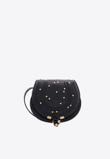 Chloé Marcie Studded Leather Crossbody Bag Black C24AS680N80_001