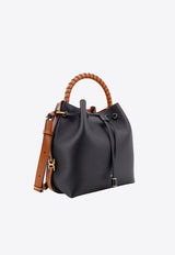 Chloé Marcie Leather Bucket Bag Brown C23AS606I31_001