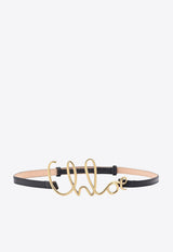 Chloé Small Chloé Iconic Belt Black C24AC066SFB_001