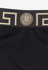 Versace La Grega Cropped Top Black 10158801A11143_1B000