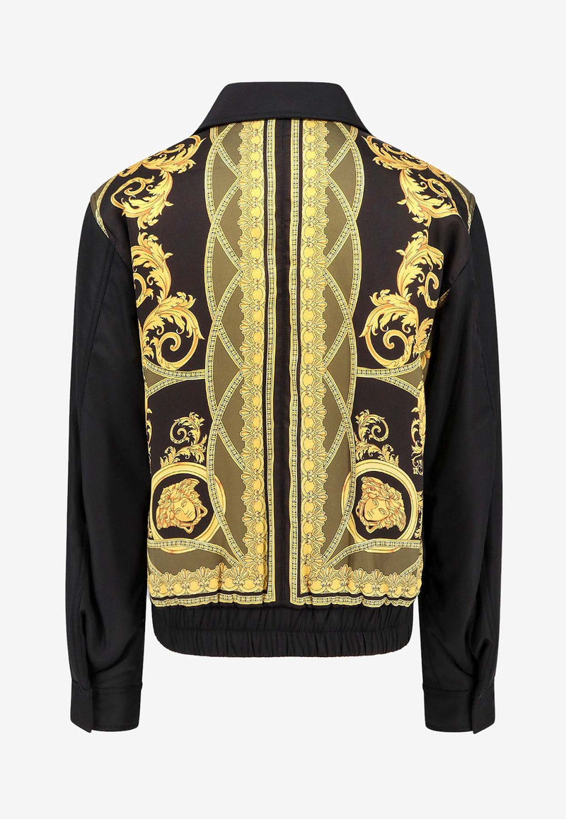 Versace Barocco Print Padded Jacket Black 10157191A11033_5BC60