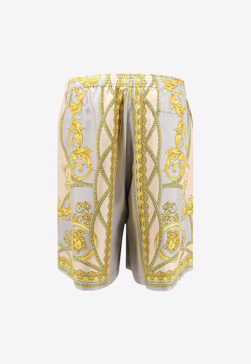 Versace Barocco Print Bermuda Shorts Multicolor 10024761A11391_5E350