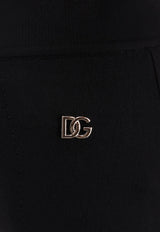 Dolce & Gabbana Logo Plaque Midi Pencil Skirt Black FXO10TJFMEX_N0000