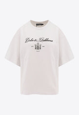 Dolce & Gabbana Logo Lettering Print T-shirt White F8V12ZGDCNW_W0800