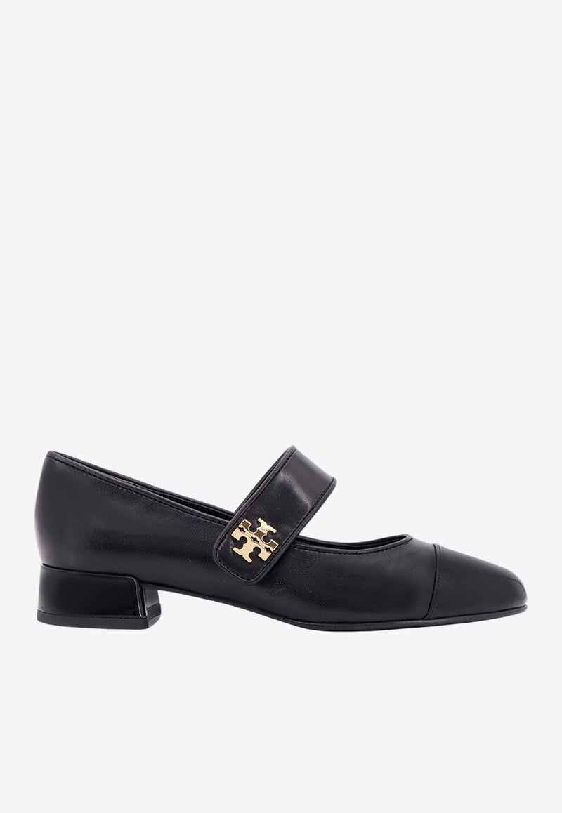 Tory Burch Cap-Toe Mary Jane Ballet Flats Black 160313_004