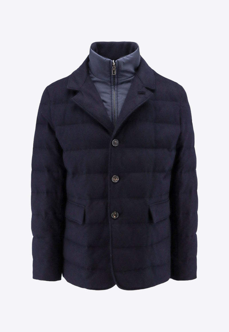 Loro Piana Nama Quilted Jacket Blue FAN3943_W772