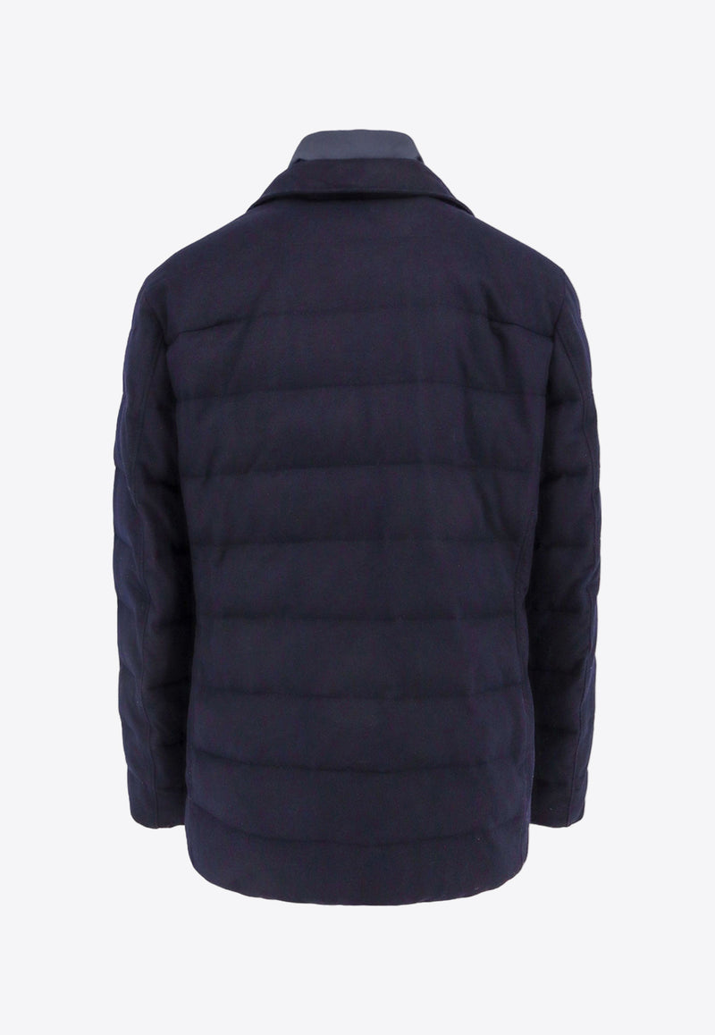 Loro Piana Nama Quilted Jacket Blue FAN3943_W772