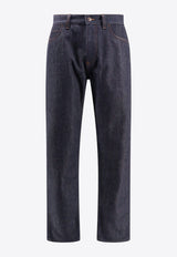 Loro Piana Basic Straight-Leg Jeans Blue FAO7193_W0ZP