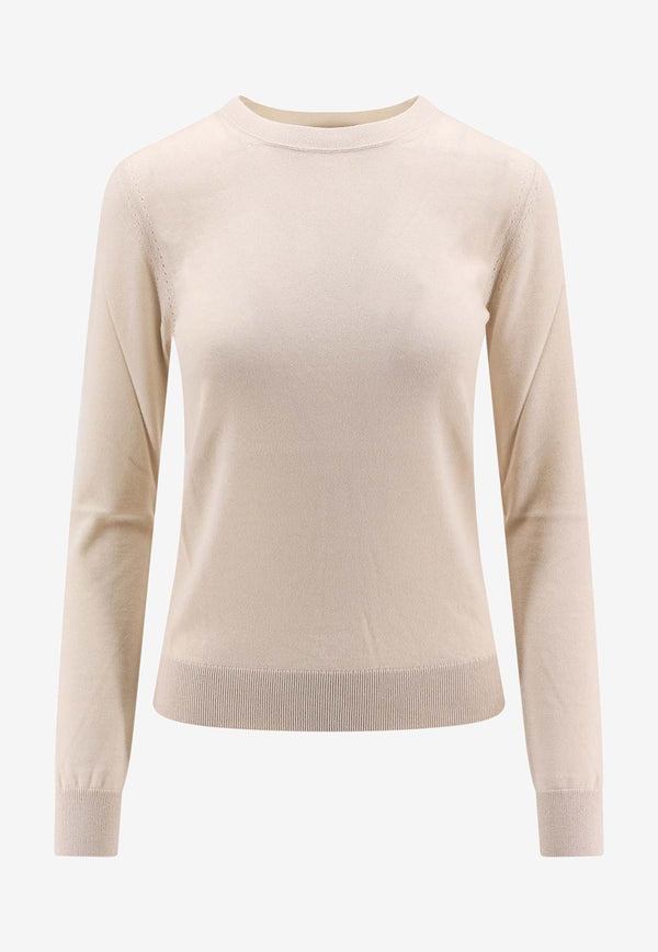 Loro Piana Neo Piuma Cashmere Sweater Beige FAM9049_A314