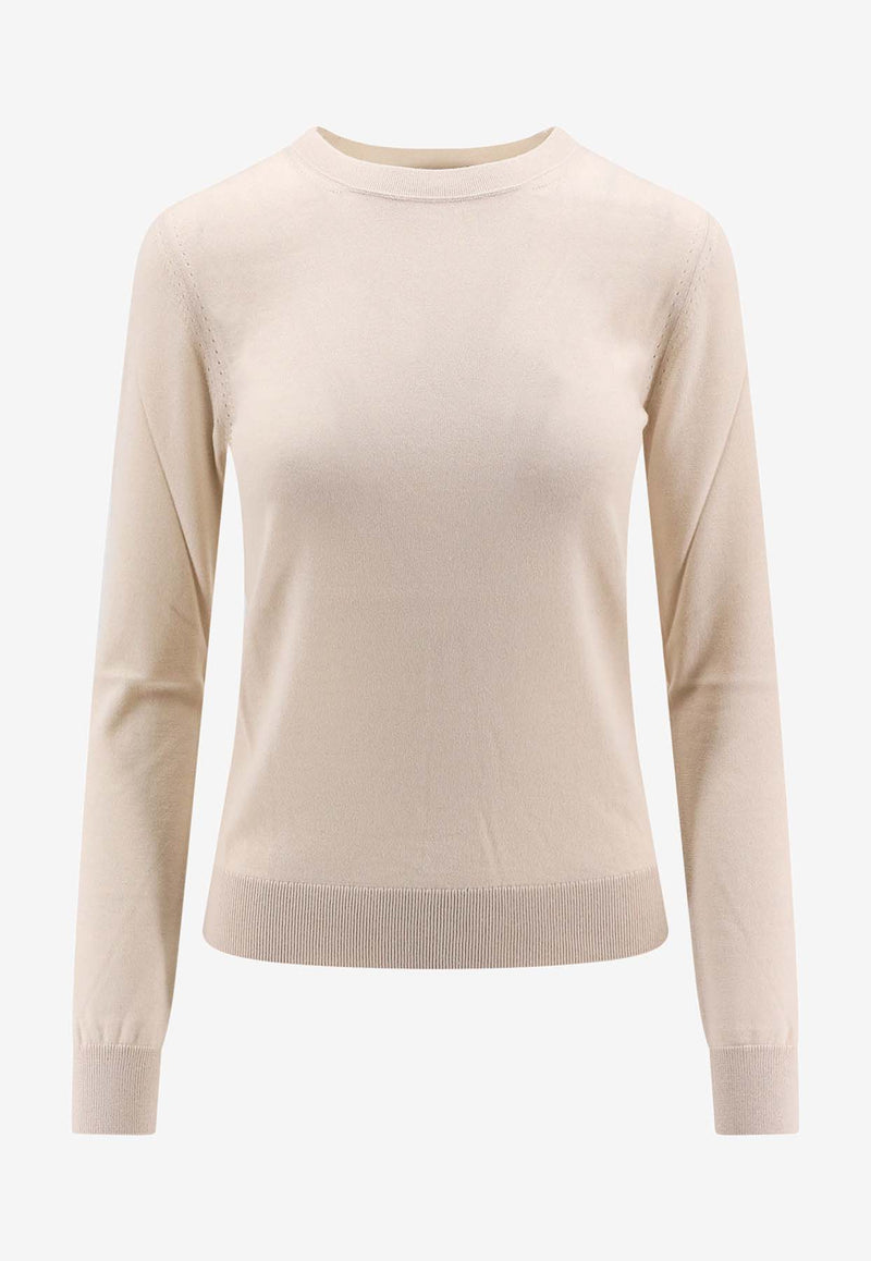 Loro Piana Neo Piuma Cashmere Sweater Beige FAM9049_A314