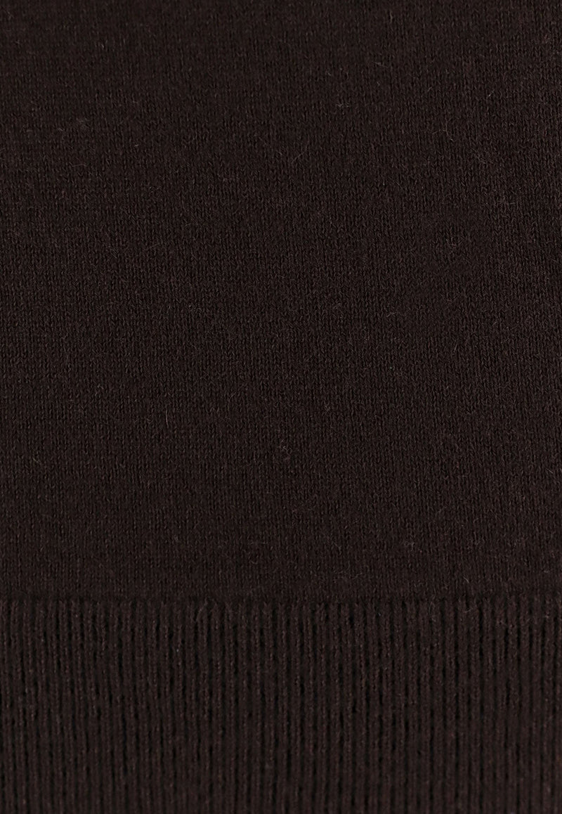 Loro Piana Neo Piuma Turtleneck Cashmere Sweater Brown FAM9382_H0QL